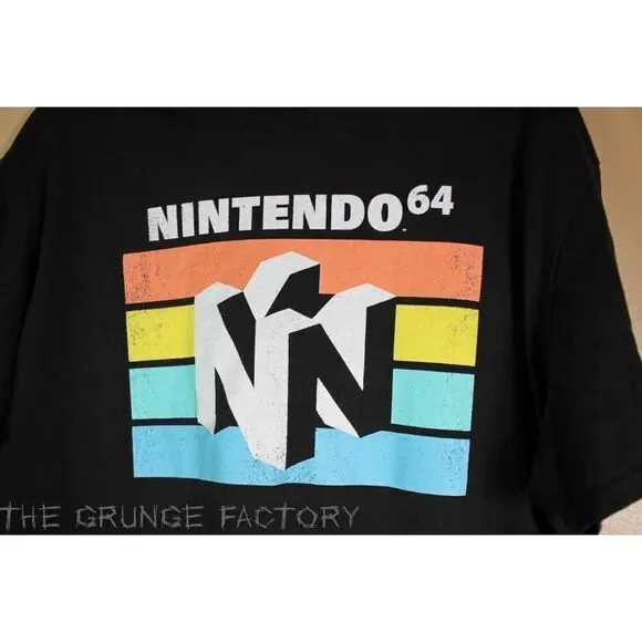 Nintendo 64 Graphic Black T-Shirt - Size XL - Picture 2 of 4
